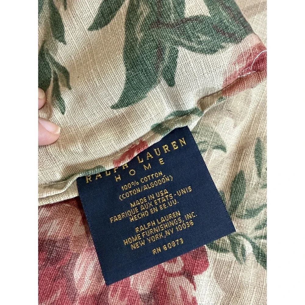Vintage Ralph Lauren Elsa Grasslands Floral Yellow Floral Twin Comforter